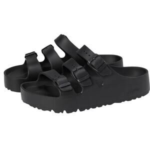 Birkenstock Womens Florida Platform Sandals EU 40 US 9 Black EVA NIB